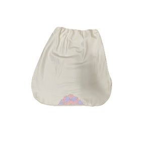 Vintage Natori Floral Embroidered Half Slip Skirt L - FITS LIKE M 6/8/10